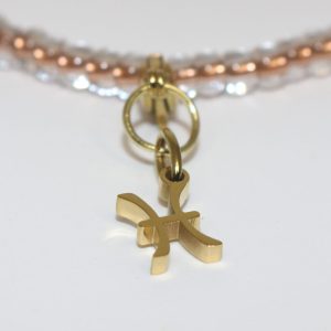 Ethereal Pisces Zodiac Charm